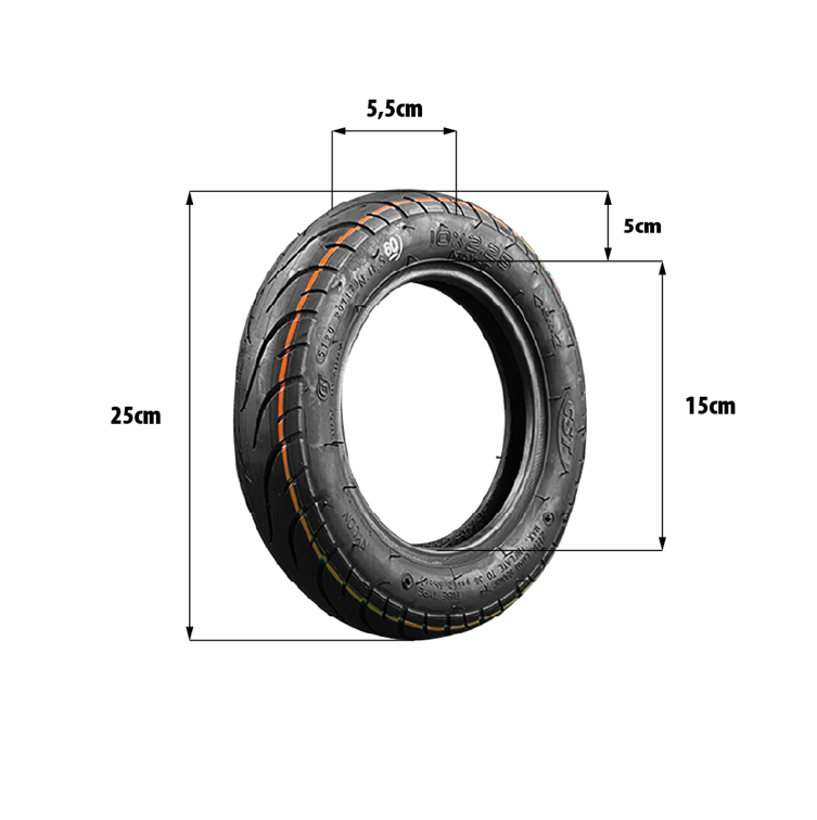 Pneu 10x2.25 CST
