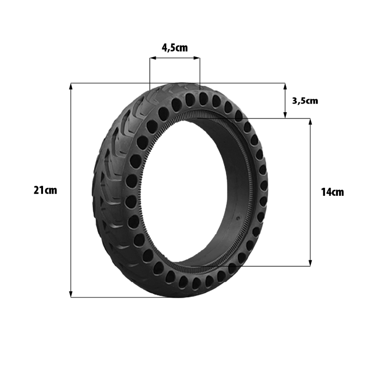 Pneu plein Xiaomi M365 8,5X2 pouces