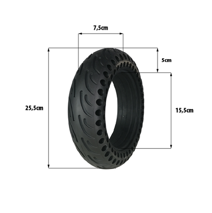 Pneu plein 10x2.70-6.5