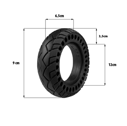 Pneu plein 8x2.5 pouces