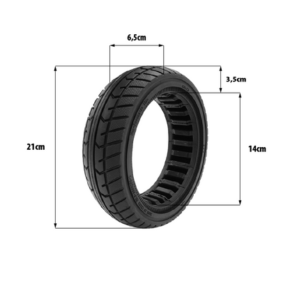 Pneu Plein Dualtron Mini Pop Togo Gomme Tendre (8.5x2.5-6.1)