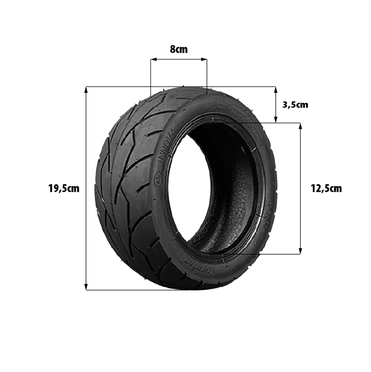 Pneu Kaabo Mantis 8 Tubeless 8x3.00-5