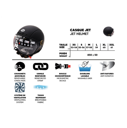 Casque JET FRV