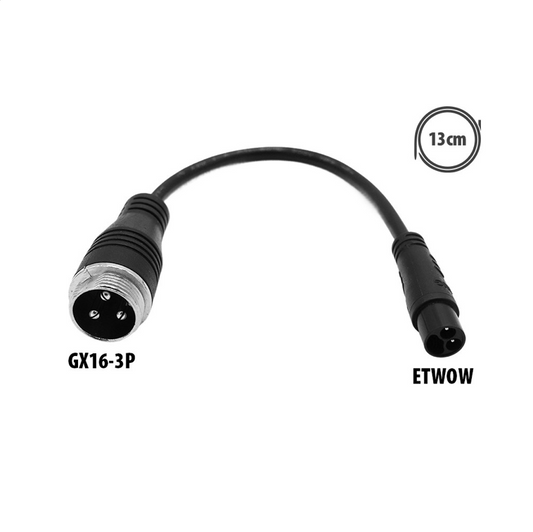 Adaptateur GX16 3P vers ETWOW